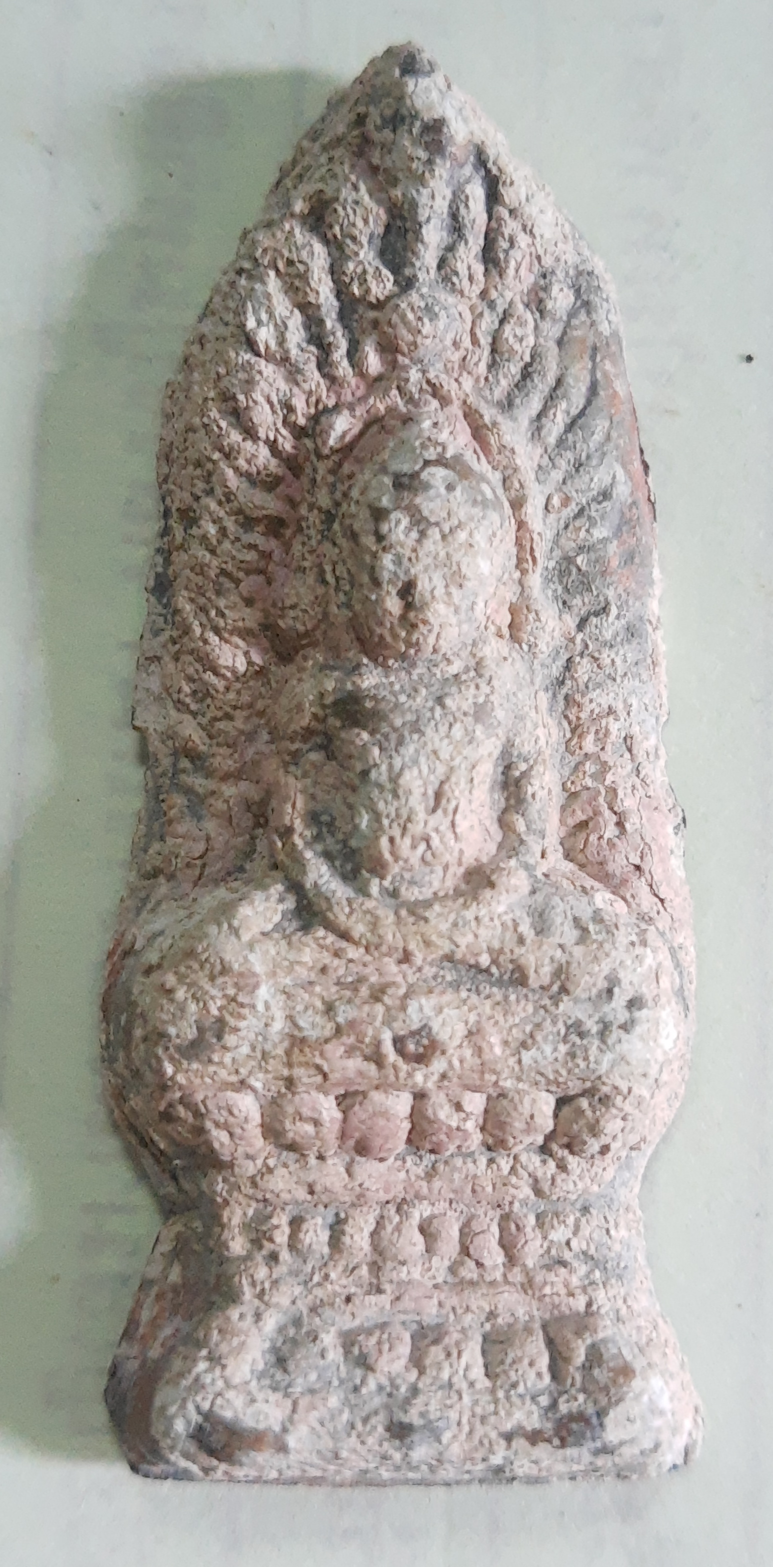 พระซุ้มนครโกษา ชินเงิน สนิมแดง อายุมากกว่า 700 ปี พิมพ์ฐานสูง กรุวัดพระศรีรัตนมหาธาตุ ลพบุรี